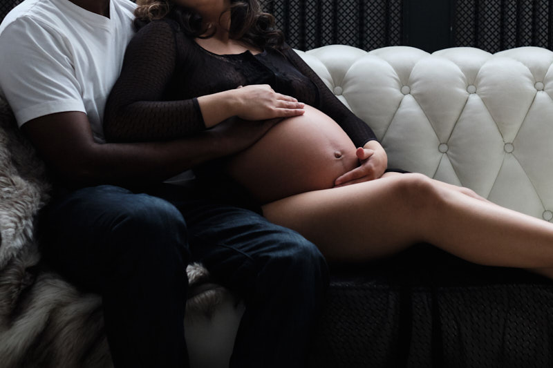 Maternity Boudoir photography toronto studio professional luxury